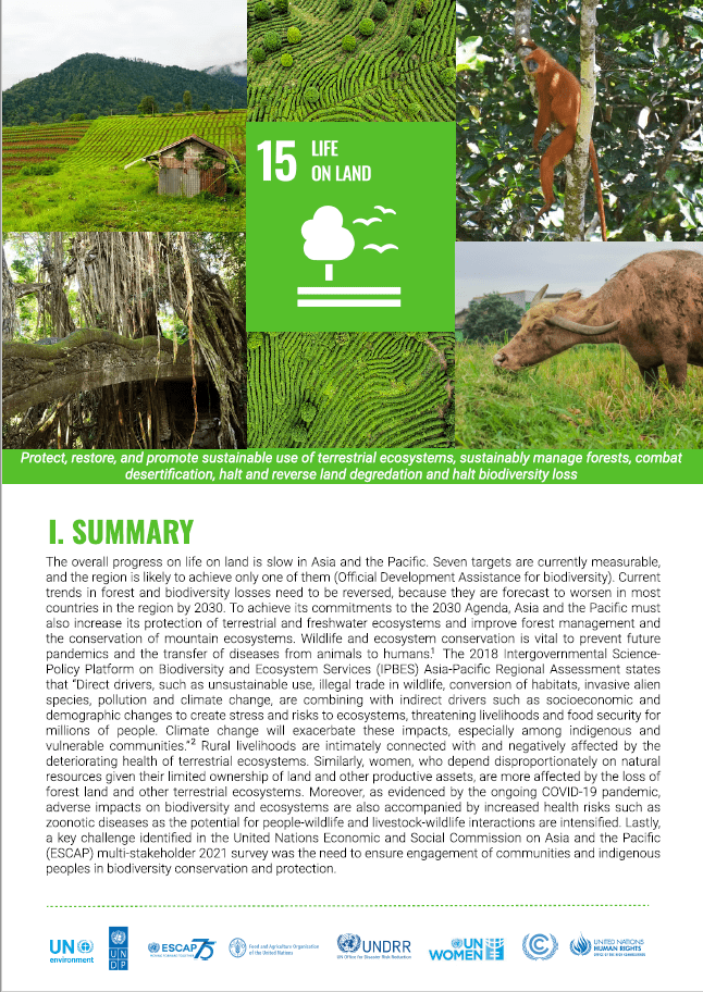 SDG 15 : Life On Land : Protect, Restore And Promote Sustainable Use Of ...