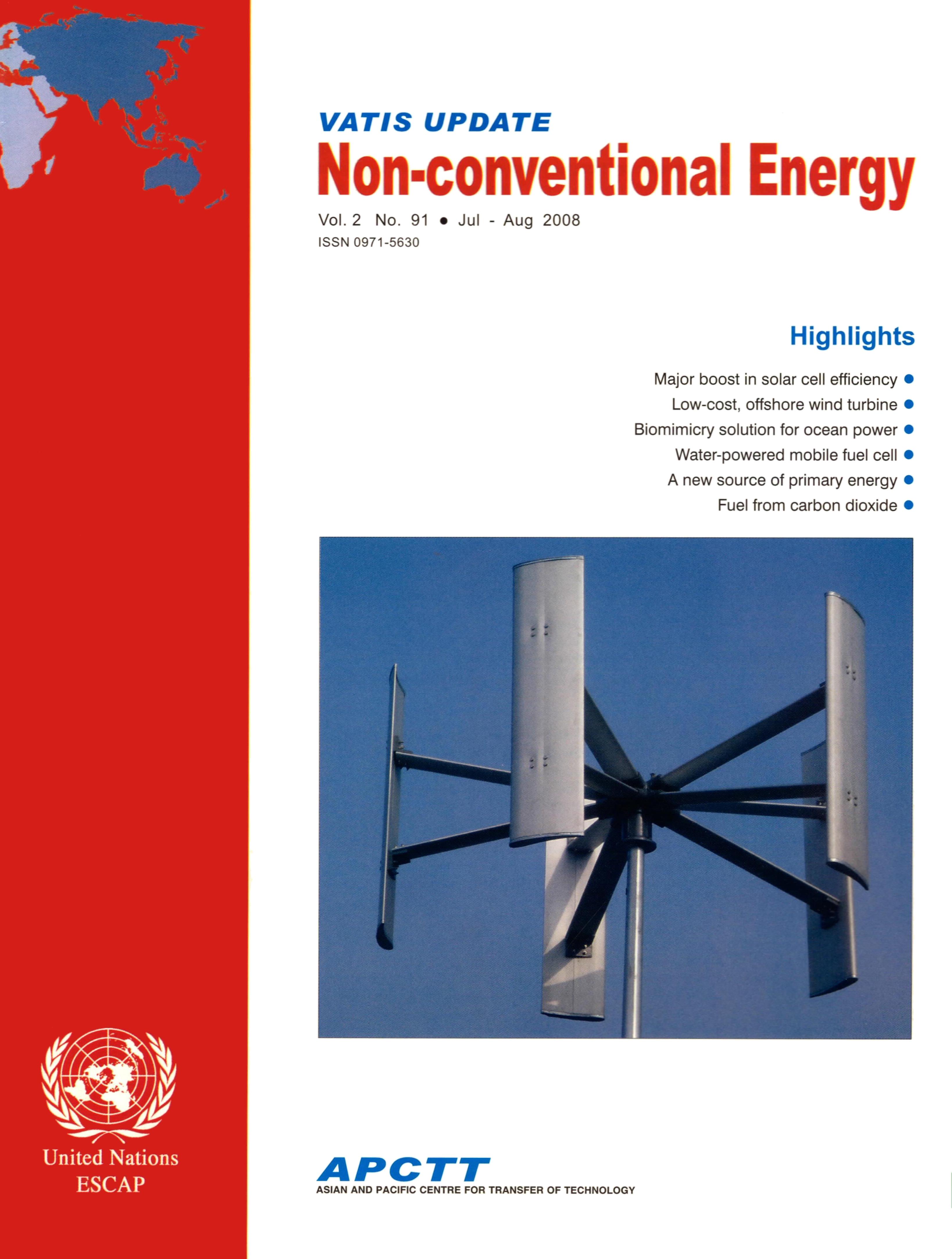 VATIS update : non-conventional energy. Vol. 2, No. 91, Jul-Aug 2008