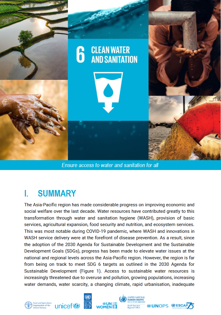 UN-Water  Coordinating the UN's work on water and sanitation