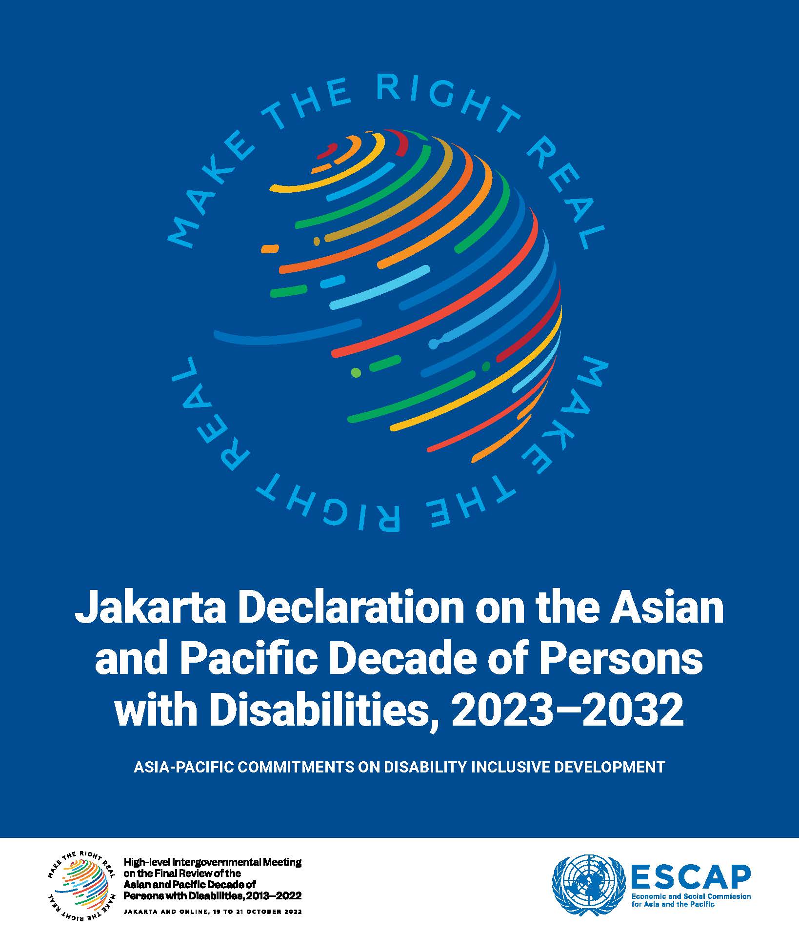 Jakarta Declaration On The Asian And Pacific Decade Of Persons With ...